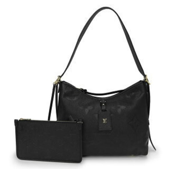 Louis Vuitton Carryall Zip NM Crossbody Empreinte Leather Noir Black - Picture 1 of 9